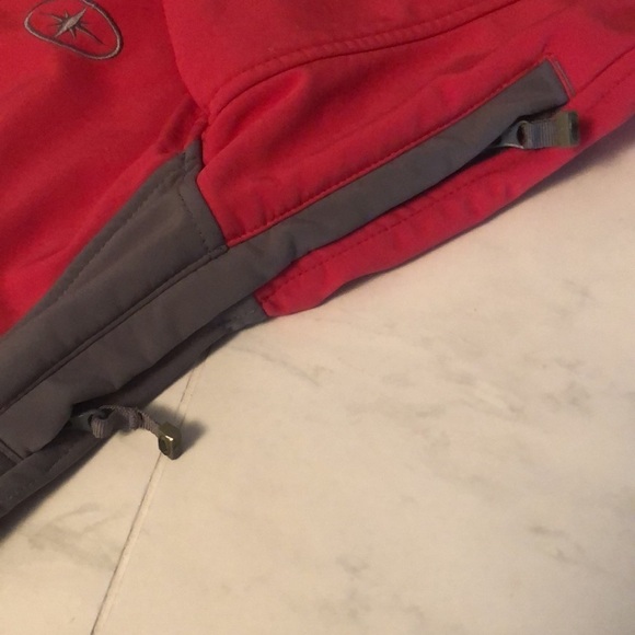 Polaris snowmobiling zip up soft shell jacket. - Picture 9 of 12